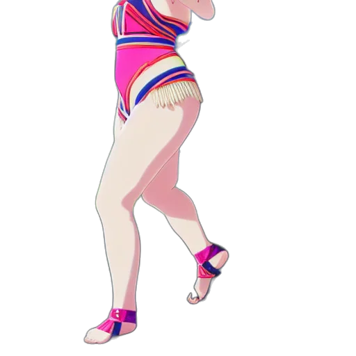 dress, pixel art, vaporwave, concept art transparent PNG cut-out