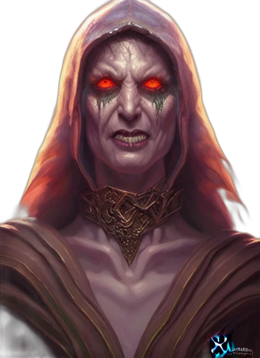 face, mask, staff, fantasy art transparent PNG cut-out