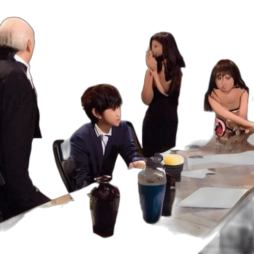 concept art, photorealistic, anime, 3d render transparent PNG cut-out