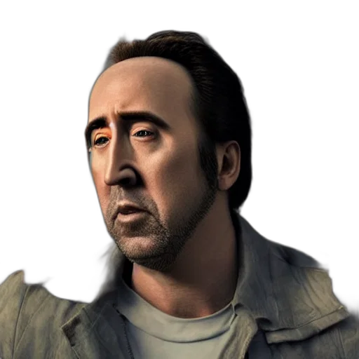 face, jacket, photorealistic, concept art transparent PNG cut-out