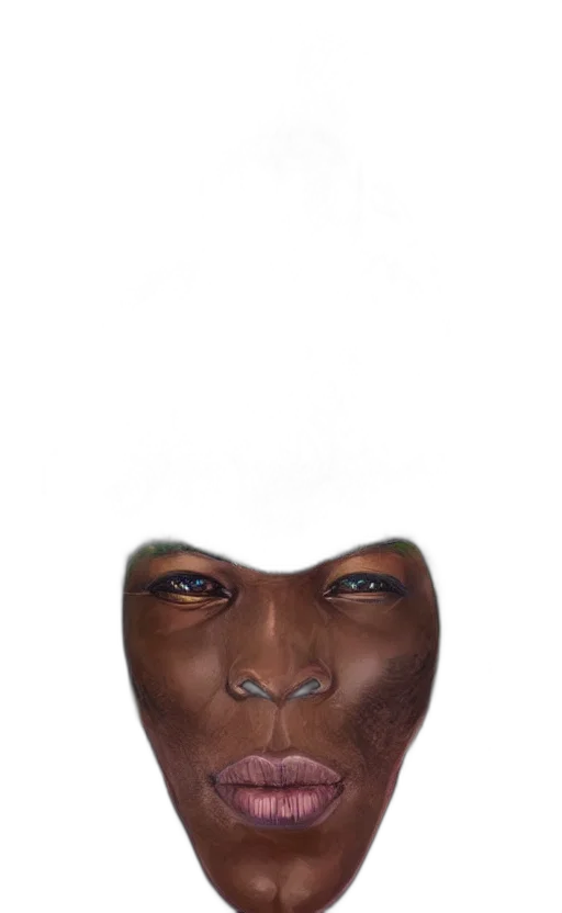 face, mask, creature, hat transparent PNG cut-out