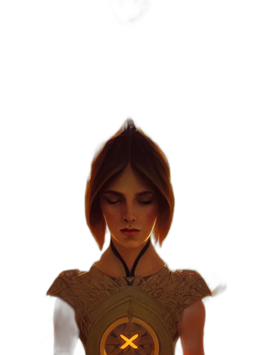 face, mask, dress, staff transparent PNG cut-out