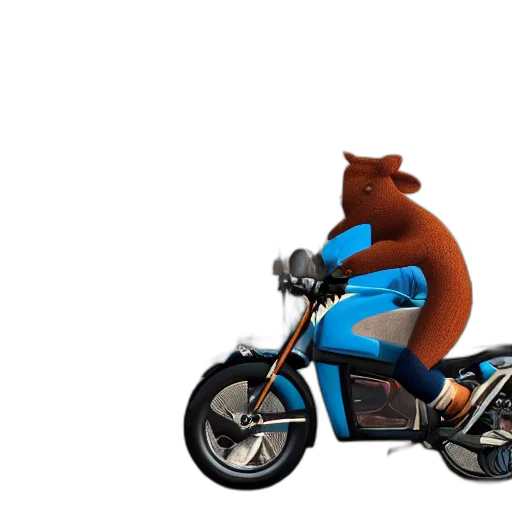 animal, car, concept art, 3d render transparent PNG cut-out