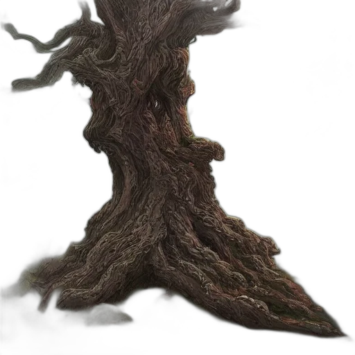 tree, hair, creature, crown transparent PNG cut-out