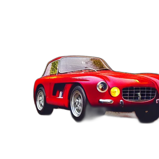 car, animal, 3d render, photorealistic transparent PNG cut-out