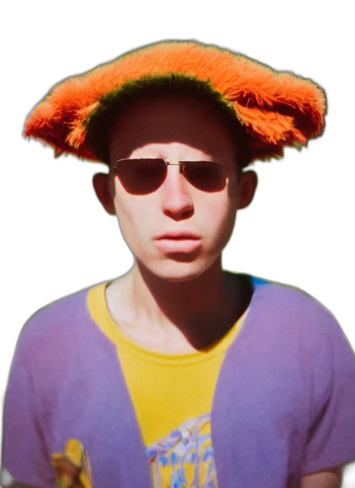 hat, face, mask, staff transparent PNG cut-out