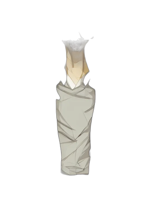 dress, bottle, staff, sword transparent PNG cut-out