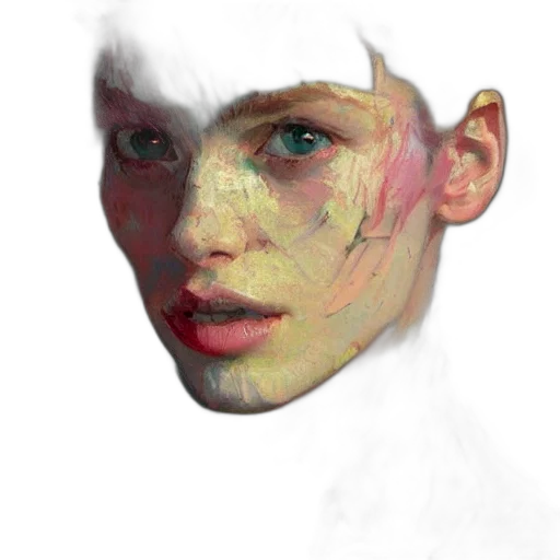 face, mask, creature, robot transparent PNG cut-out