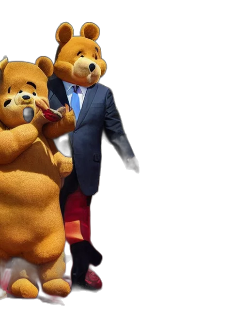 3d render, concept art, president, jinping transparent PNG cut-out