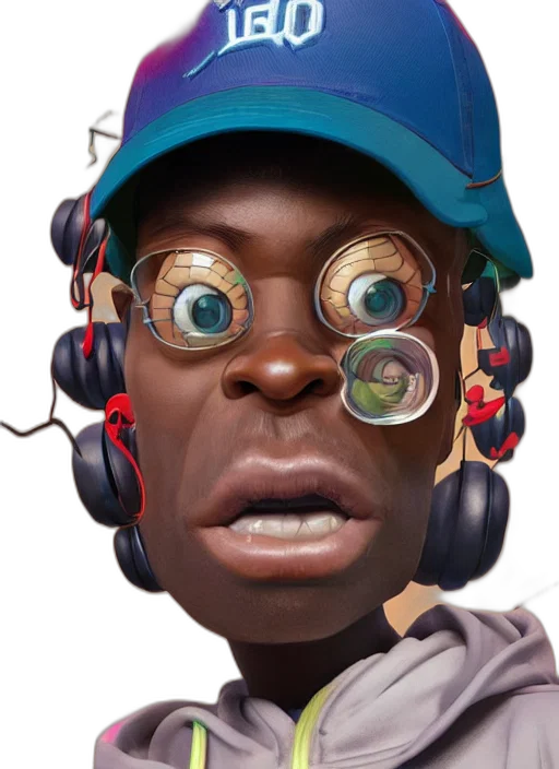 face, mask, robot, creature transparent PNG cut-out