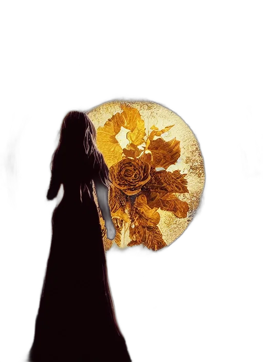 flower, dress, jewelry, mask transparent PNG cut-out