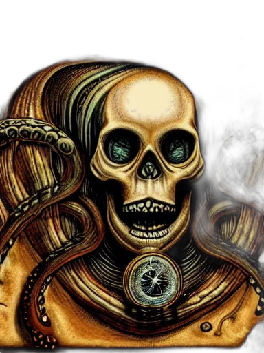 mask, robot, comic book art, fantasy art transparent PNG cut-out