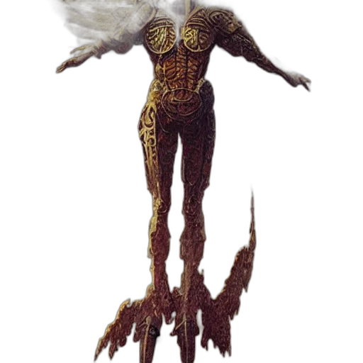 creature, robot, animal, staff transparent PNG cut-out