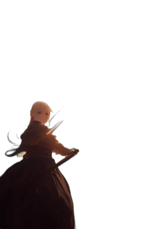sword, staff, weapon, dress transparent PNG cut-out