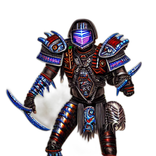 robot, weapon, mask, staff transparent PNG cut-out