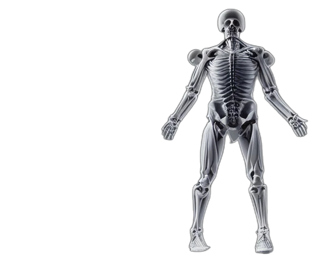 robot, 3d render, nanomachines, inside transparent PNG cut-out