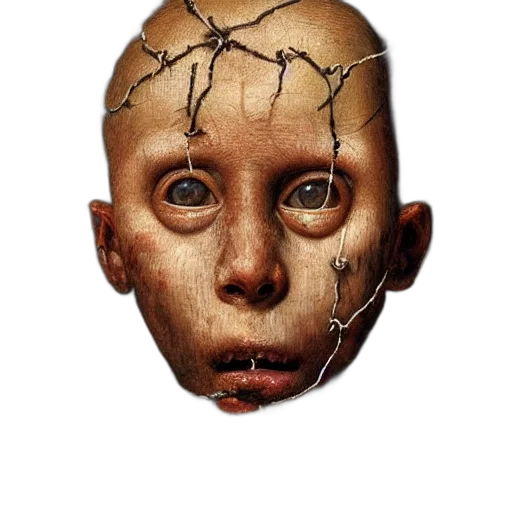 mask, face, creature, crown transparent PNG cut-out