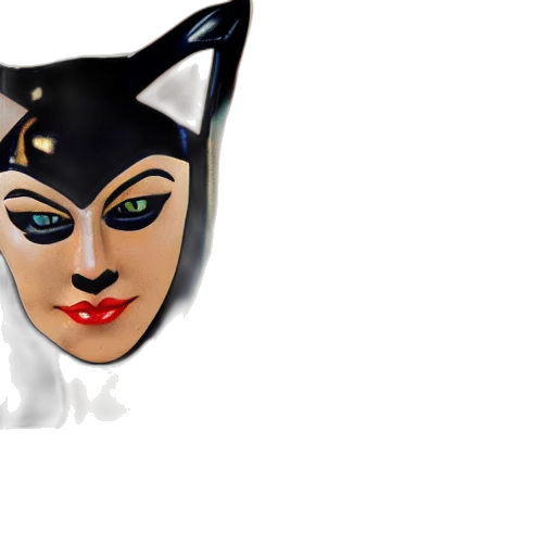 mask, comic book art, 3d render, cartoon transparent PNG cut-out