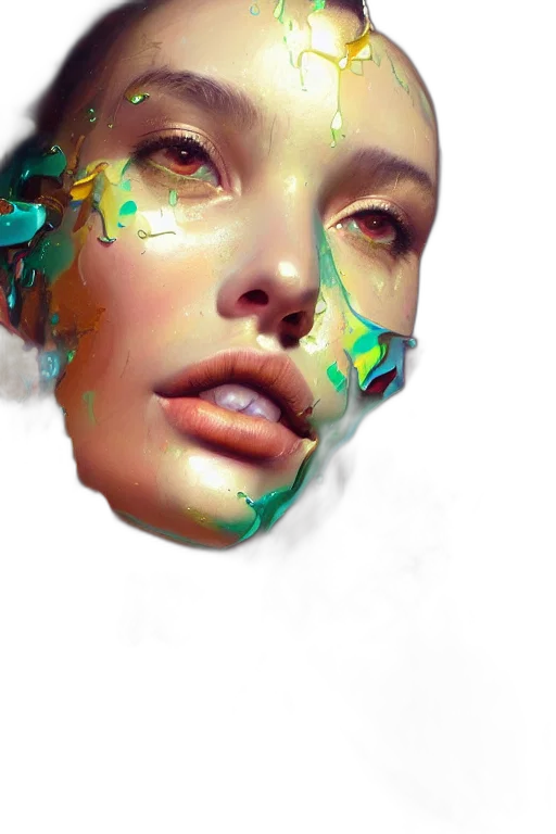 mask, face, crown, photorealistic transparent PNG cut-out