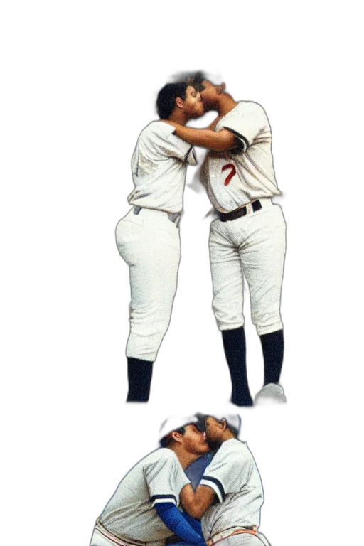 concept art, baseball, card, two transparent PNG cut-out