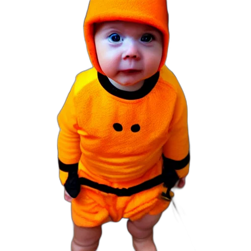 creature, robot, hat, jacket transparent PNG cut-out
