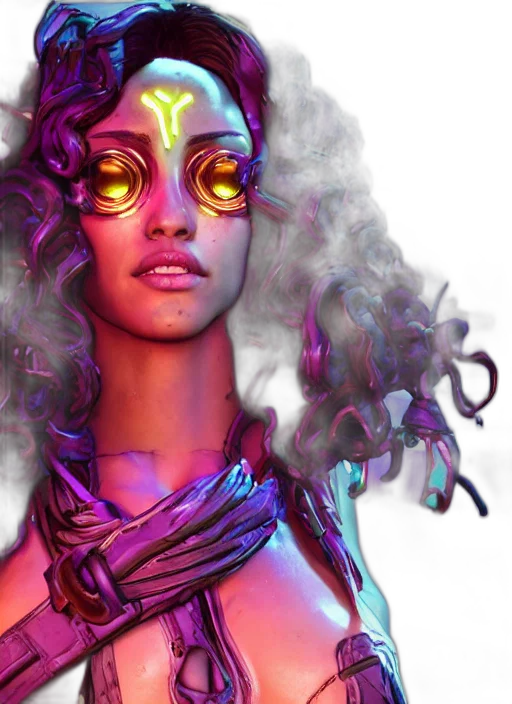 fantasy art, concept art, cyberpunk, comic book art transparent PNG cut-out