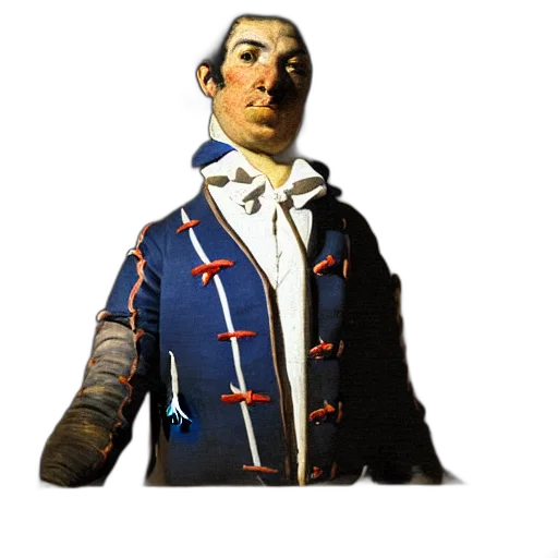 jacket, staff, mask, face transparent PNG cut-out