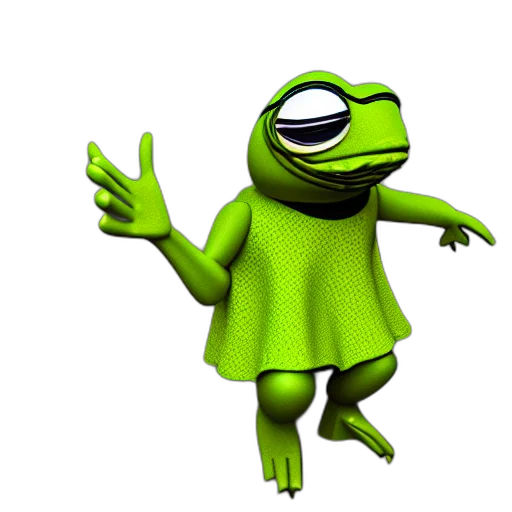 staff, dress, jacket, 3d render transparent PNG cut-out