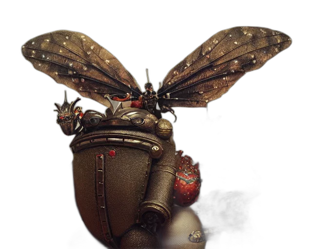 robot, staff, animal, creature transparent PNG cut-out