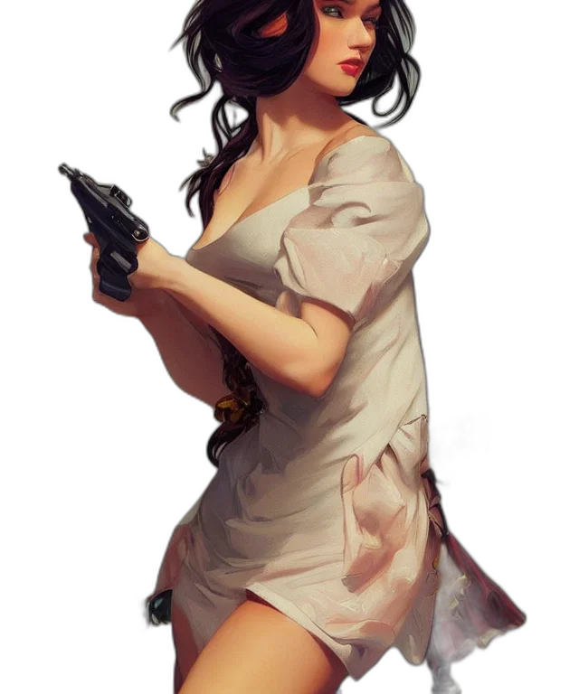 weapon, dress, staff, concept art transparent PNG cut-out