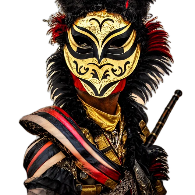 mask, staff, weapon, face transparent PNG cut-out