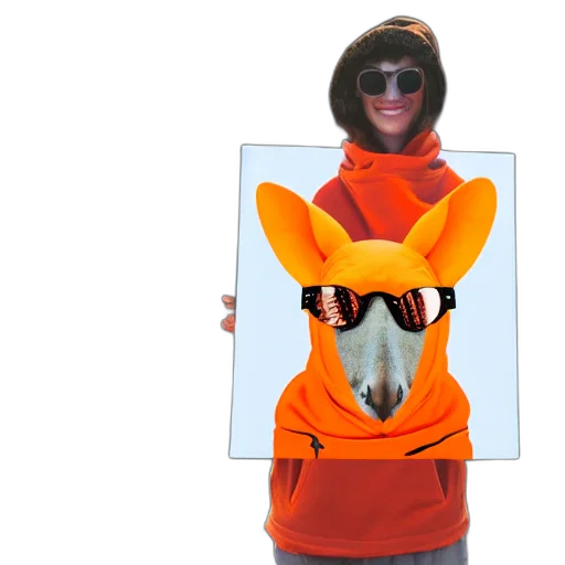 animal, mask, jacket, hat transparent PNG cut-out