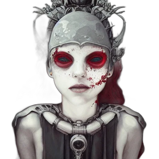mask, face, crown, robot transparent PNG cut-out