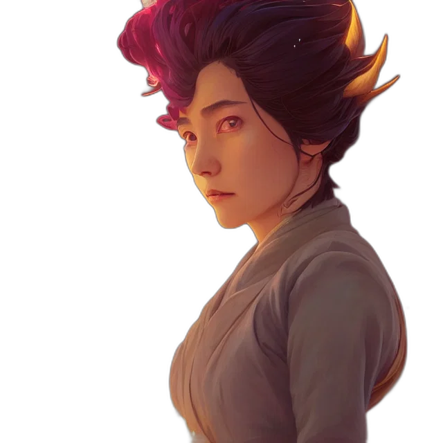 crown, staff, face, dragon transparent PNG cut-out