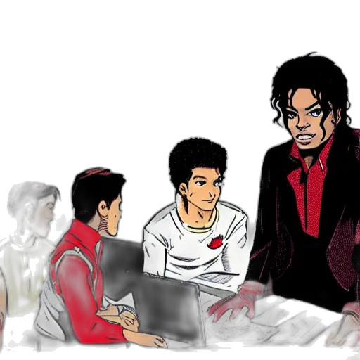 comic book art, cartoon, concept art, pixel art transparent PNG cut-out