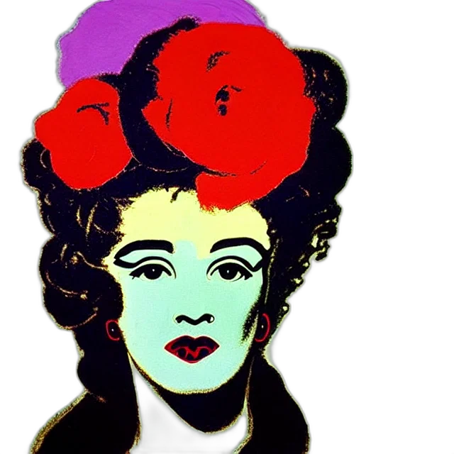crown, flower, face, cartoon transparent PNG cut-out