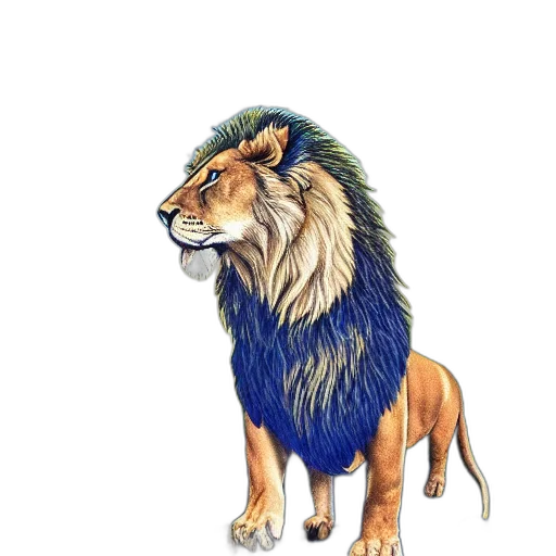 animal, jacket, staff, crown transparent PNG cut-out