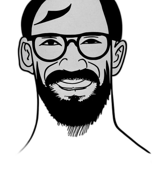 face, staff, cartoon, comic book art transparent PNG cut-out
