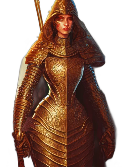 dress, staff, fantasy art, concept art transparent PNG cut-out