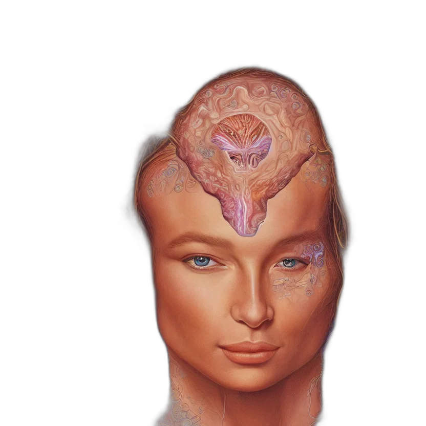 face, mask, crown, creature transparent PNG cut-out