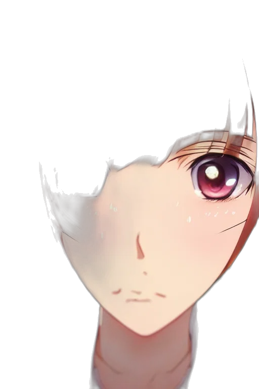 face, mask, hair, creature transparent PNG cut-out