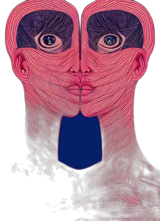 mask, face, creature, robot transparent PNG cut-out