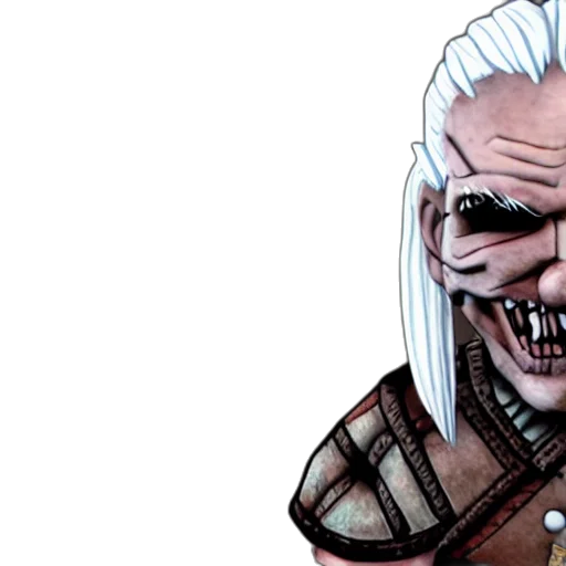 face, comic book art, concept art, fantasy art transparent PNG cut-out
