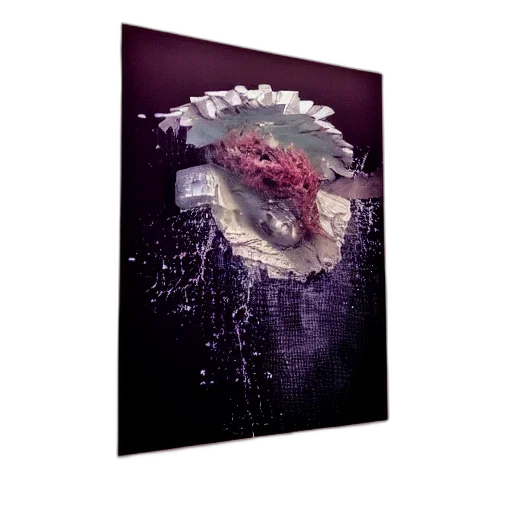 dragon, creature, flower, umbrella transparent PNG cut-out