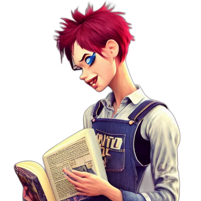staff, cartoon, anime, comic book art transparent PNG cut-out