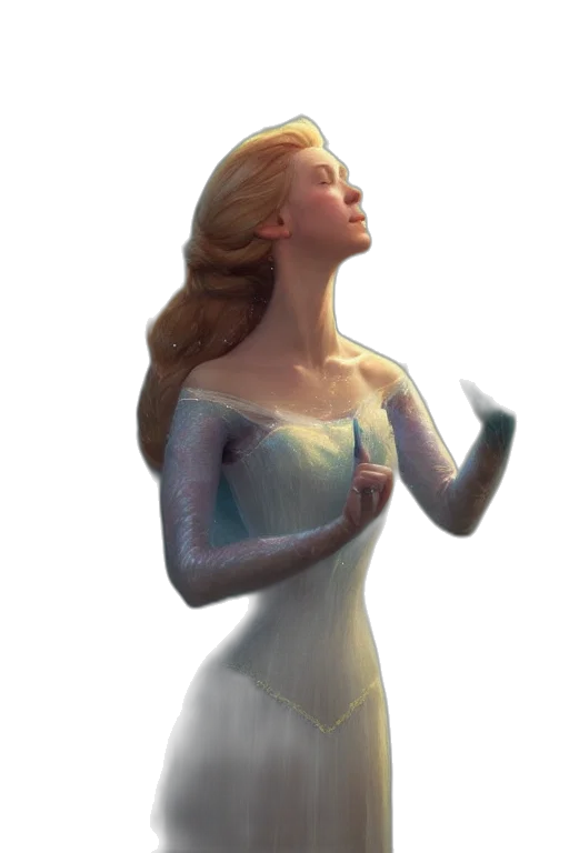 dress, crown, jewelry, concept art transparent PNG cut-out
