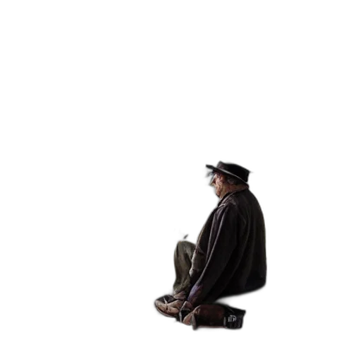 staff, hat, umbrella, jacket transparent PNG cut-out