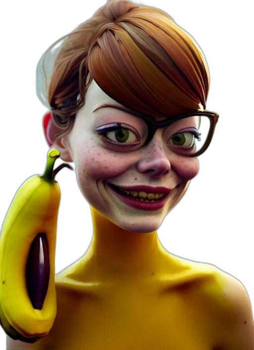 face, staff, creature, mask transparent PNG cut-out