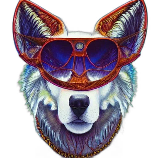 mask, jacket, face, animal transparent PNG cut-out