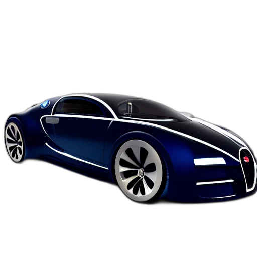 car, 3d render, concept art, photorealistic transparent PNG cut-out